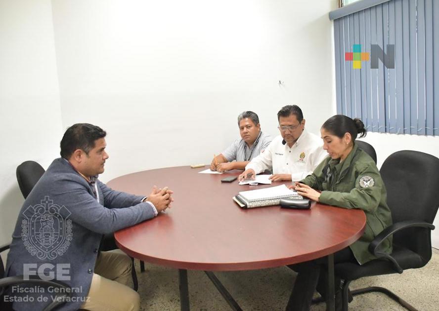 Fiscal general supervisa trabajos de investigación en UIPJ de Poza Rica
