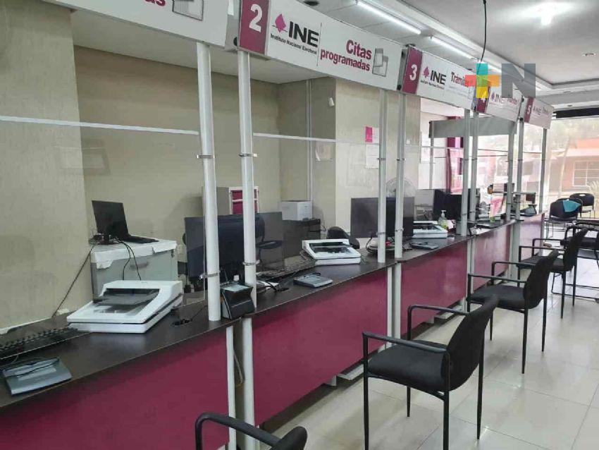 Instalará INE módulo semi-fijo  en Coatzacoalcos