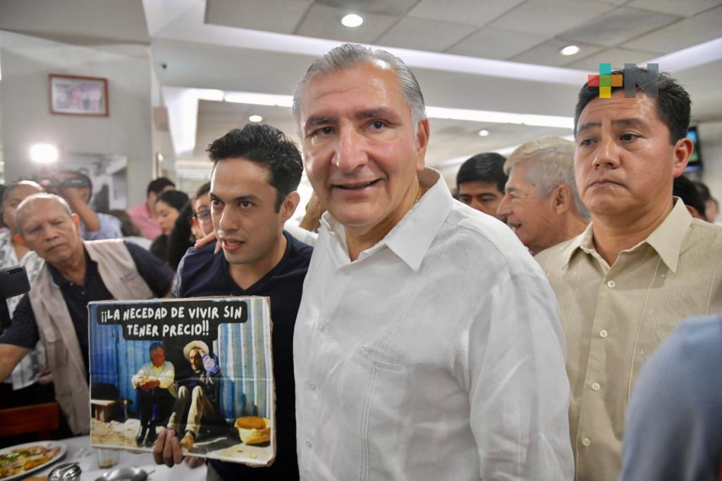 Sostendrá diálogos ciudadanos, Adán Augusto López este jueves, en Veracruz