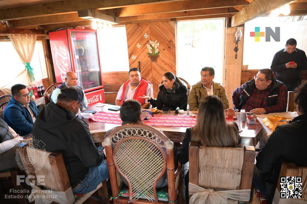 Fiscal general sostuvo reunión de seguridad con alcaldes del centro del estado