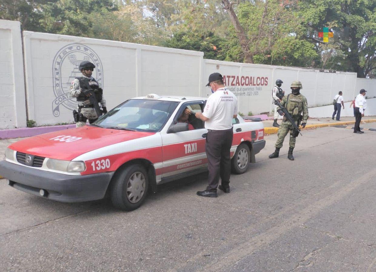 Redobla SSP prevención con operativos Cero Tolerancia y Ruta Segura, en Coatzacoalcos