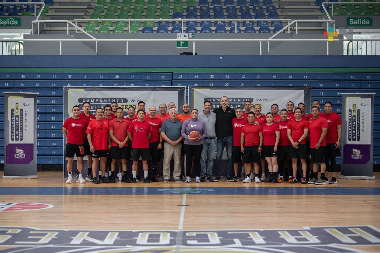 Finaliza en Xalapa, el campamento de arbitraje de la LNBP Zona Sur