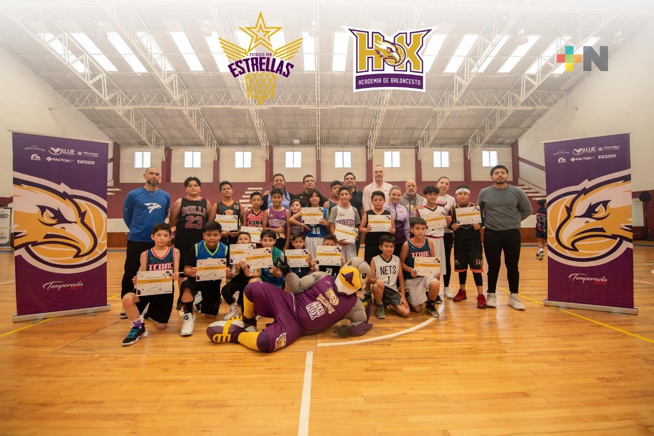 Liga Junior Halcones de Xalapa realizó exitoso Juego de Estrellas