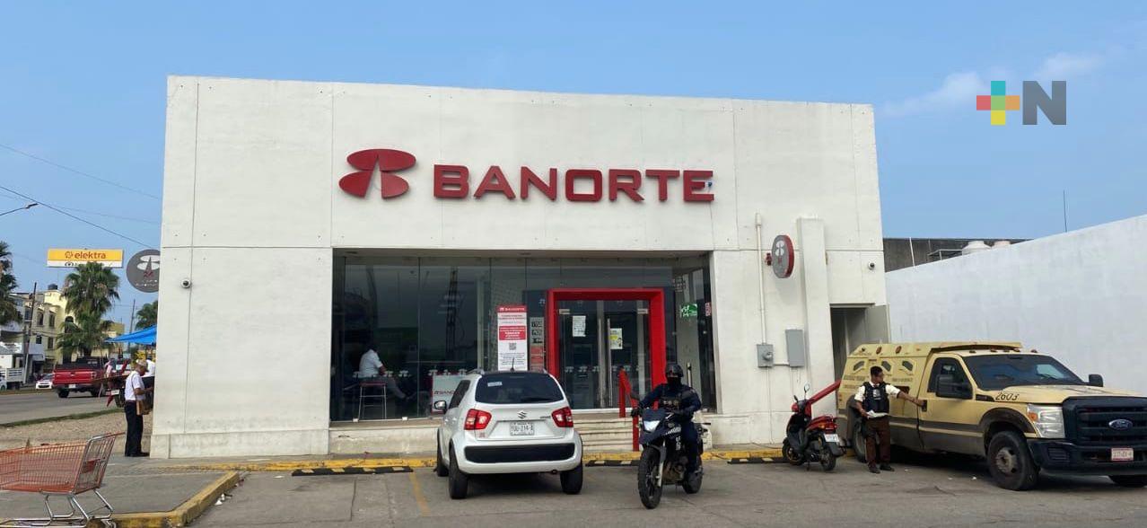 Disminuyen los asaltos a entidades bancarias en Veracruz