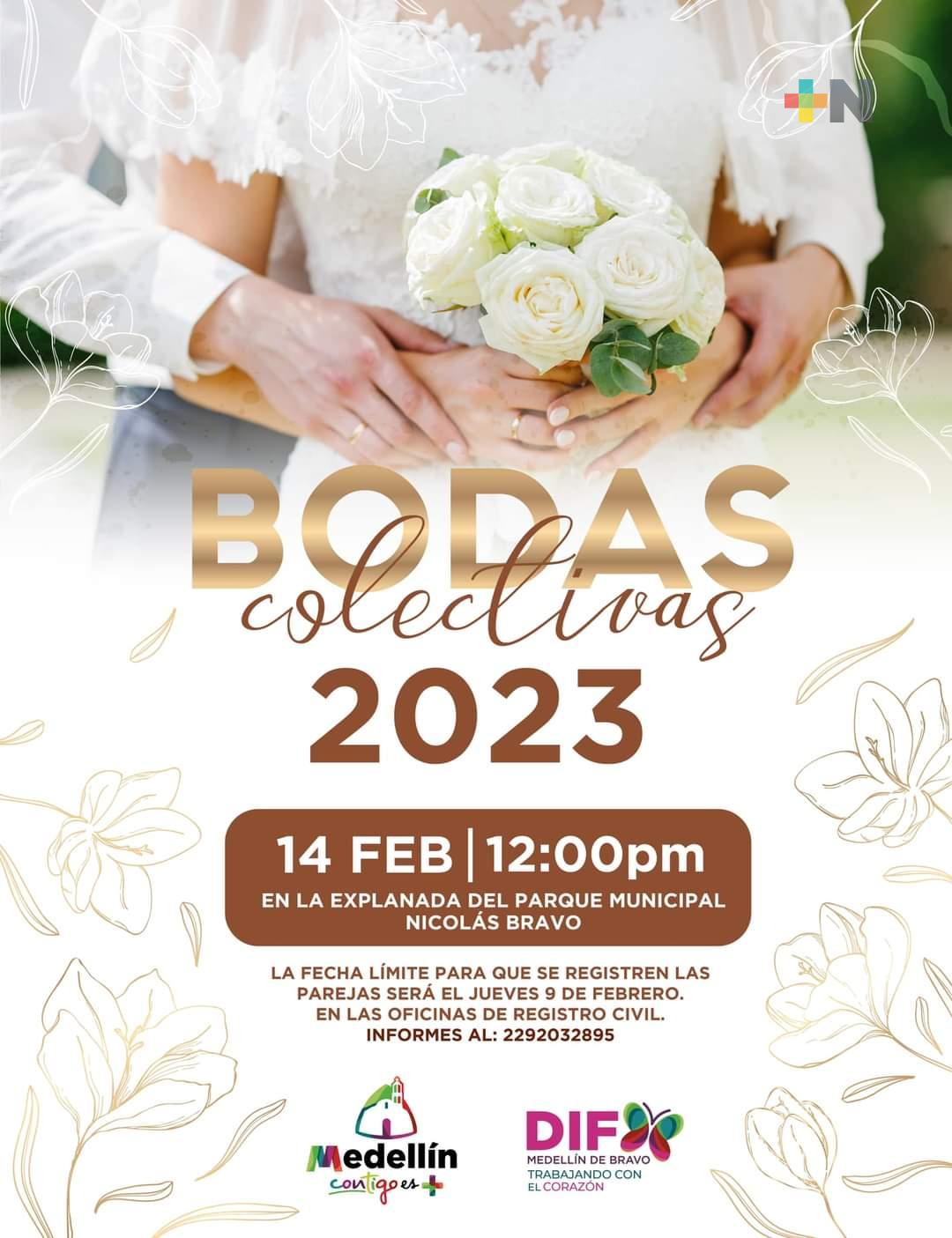 También Medellín de Bravo tendrá bodas colectivas
