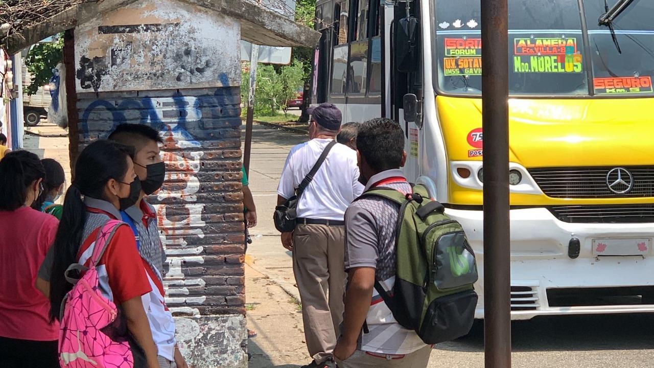 Ciudadanía solicita reactivación de rutas de camiones urbanos en Coatzacoalcos