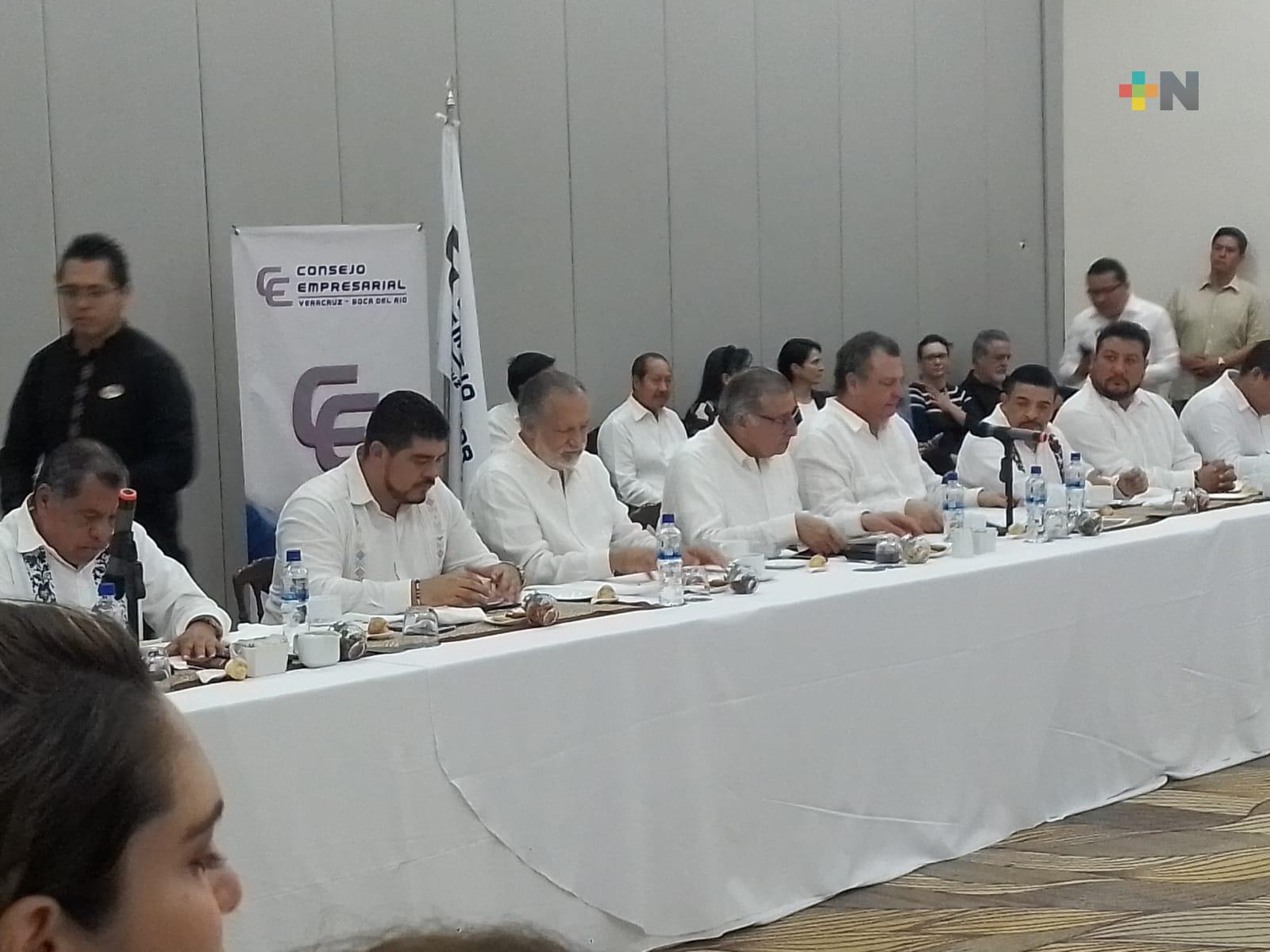 Agradece empresariado veracruzano reunión con el secretario de Gobernación