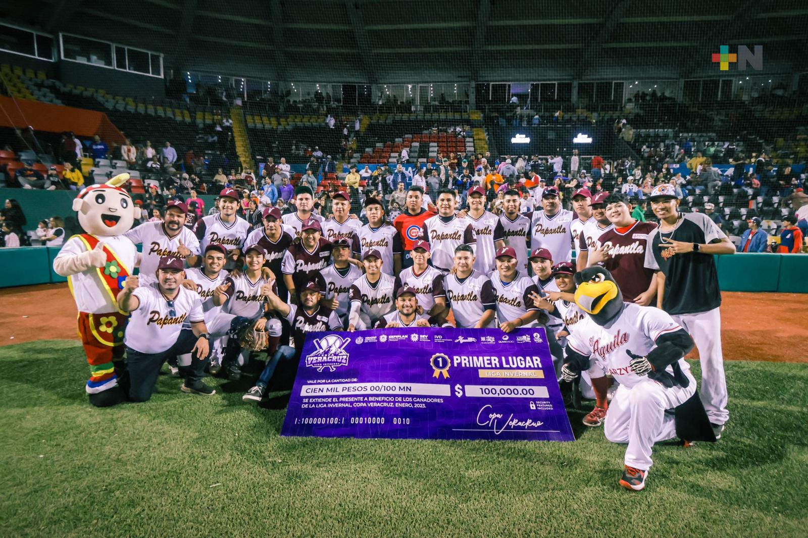 ¡Papantla tus hijos vuelan! Campeones de la Copa Veracruz