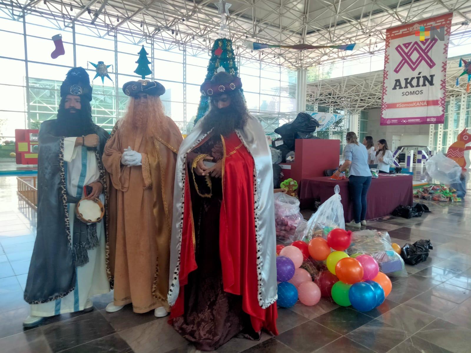 SEV realiza su colecta de juguetes en el Museo Kaná de Xalapa