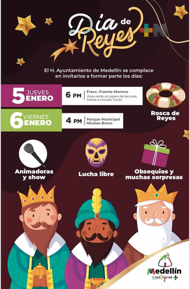 Medellinenses celebrarán el Día de Reyes