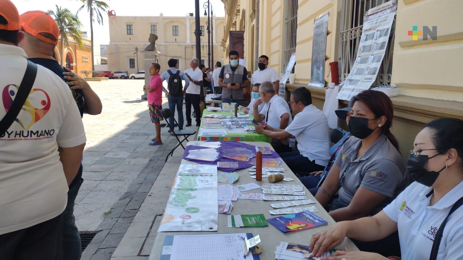 Realizan feria de la salud «Diversidad Sexual, Amor por mi Comunidad» en Veracruz puerto