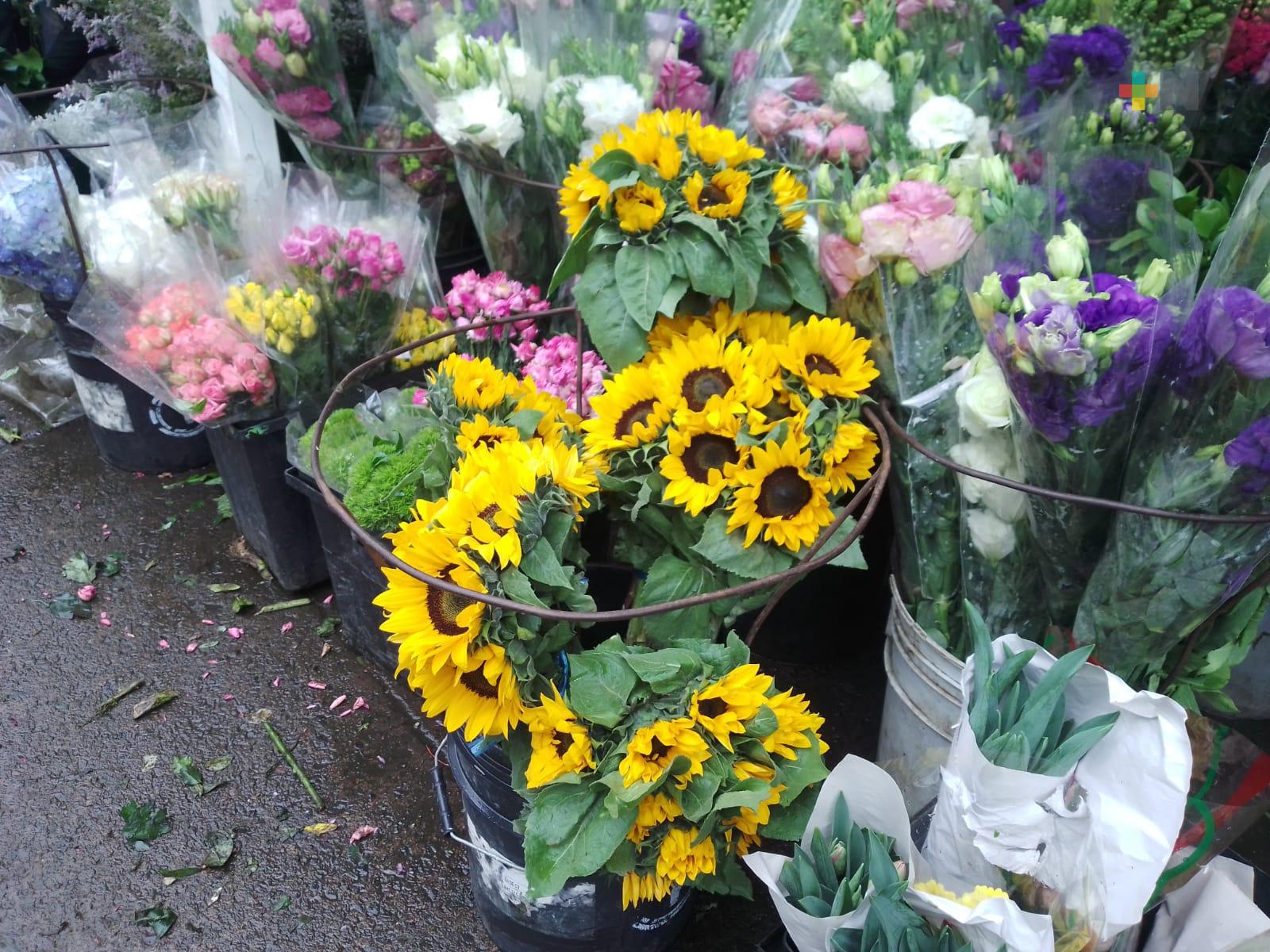 Repunta venta de flores en el municipio de Veracruz