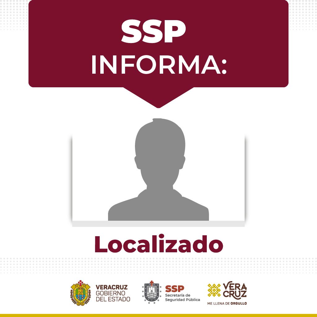 Localiza SSP a ciudadano privado de la libertad en Nanchital