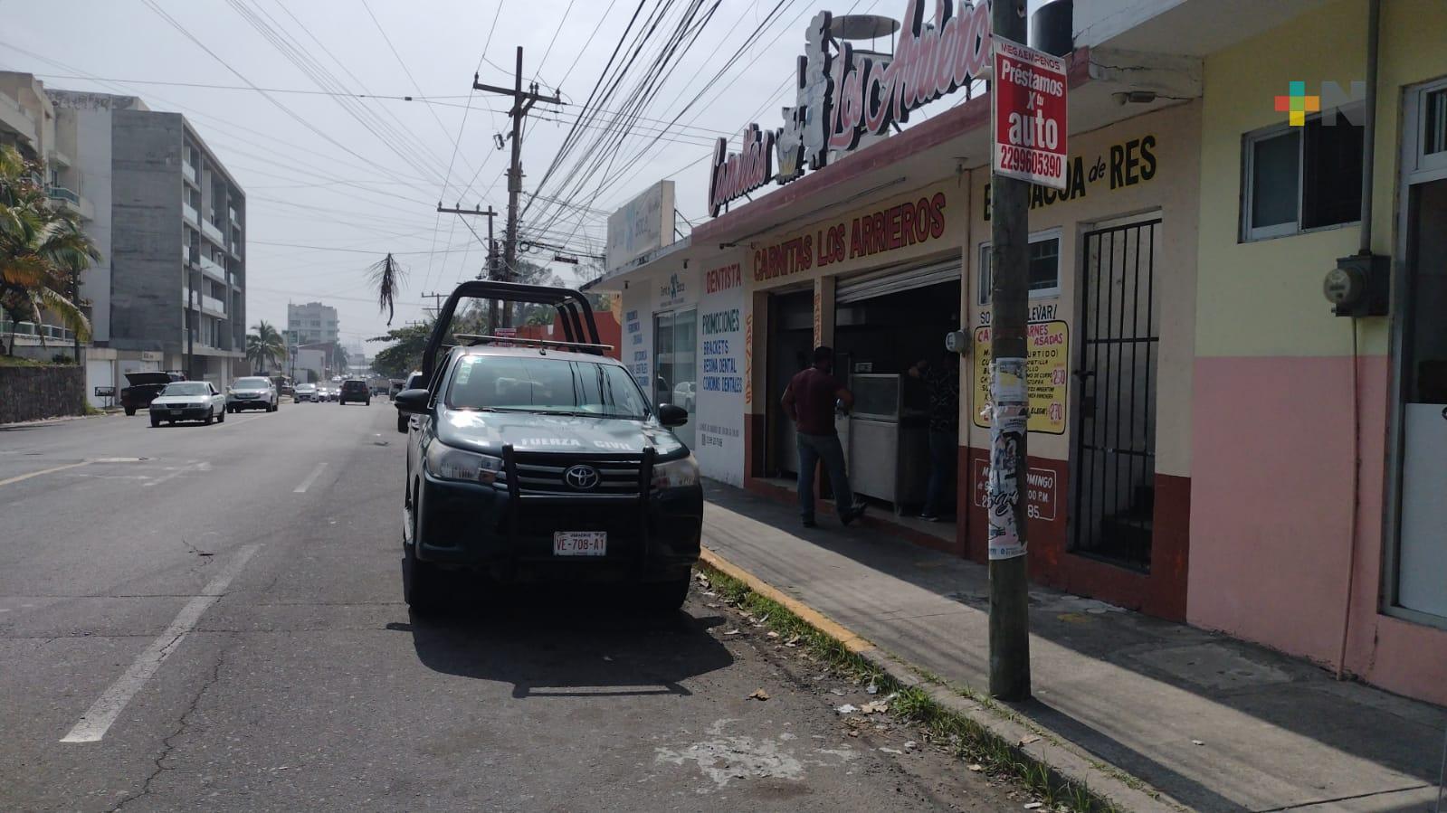 Muere comensal en taquería de Boca del Río