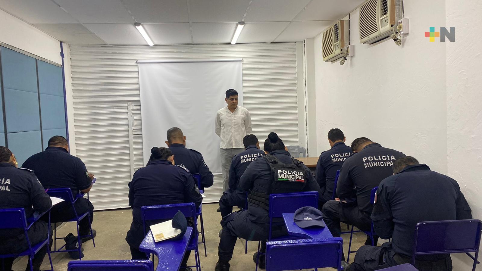 Capacitan a policías municipales en Derechos Humanos y Atención a Víctimas