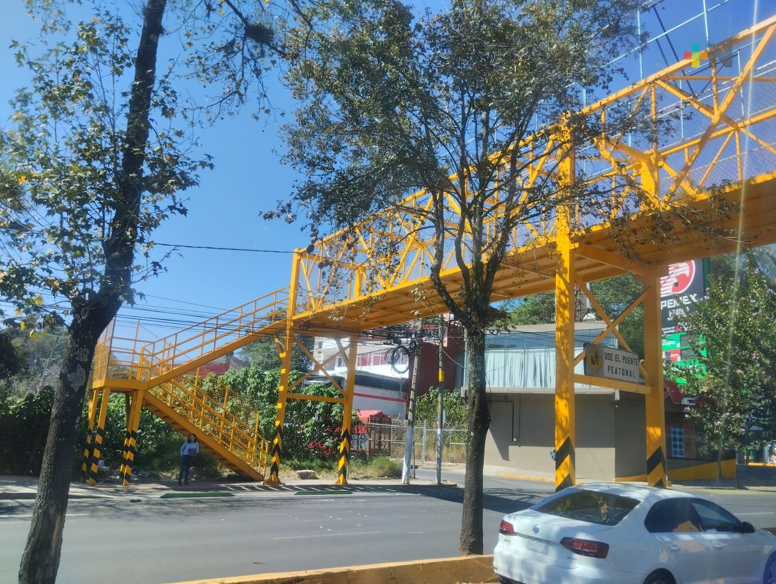En Xalapa analizan sustituir al menos dos puentes por pasos peatonales