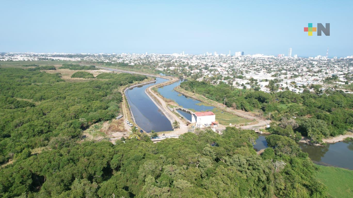 Terminó cuarta etapa de rehabilitación de la estación de bombeo del canal La Zamorana
