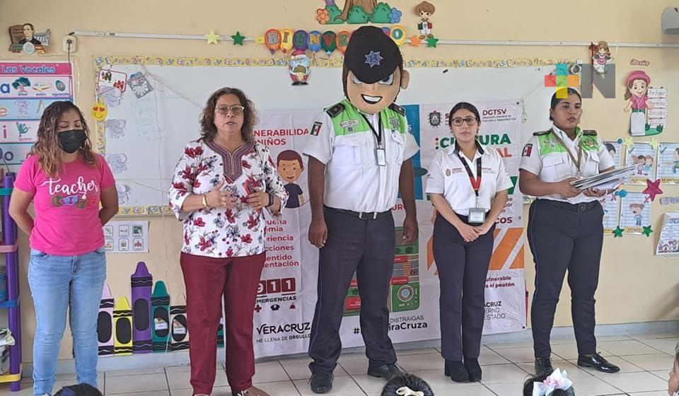 Llevarán pláticas de Protección Civil y vialidad a escuelas de Coatzacoalcos
