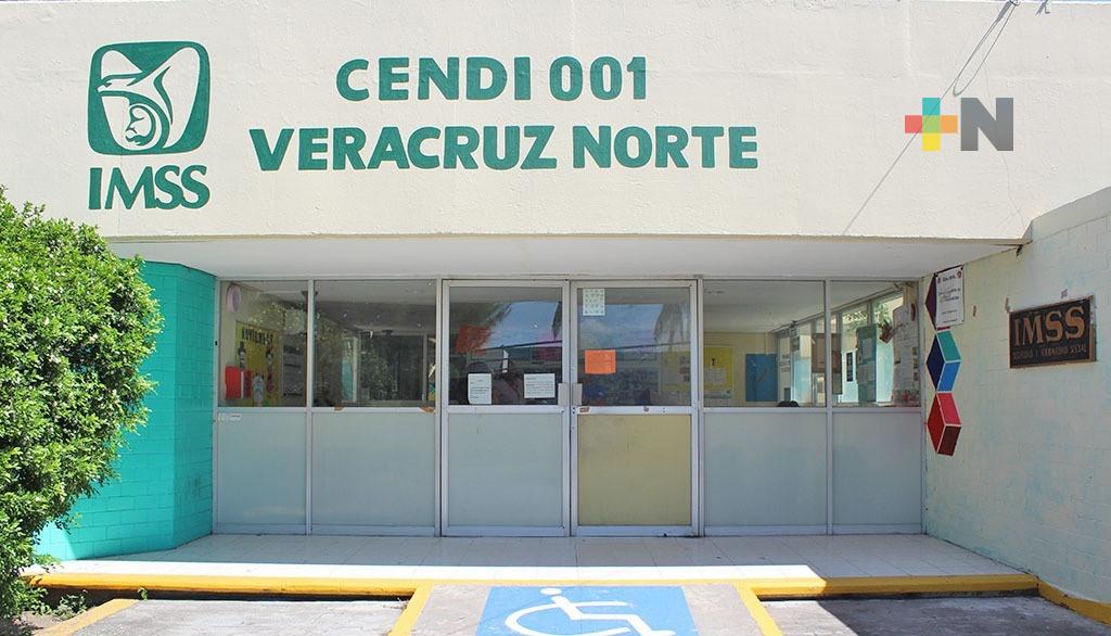 IMSS Veracruz Norte con espacios disponibles en sus guarderías