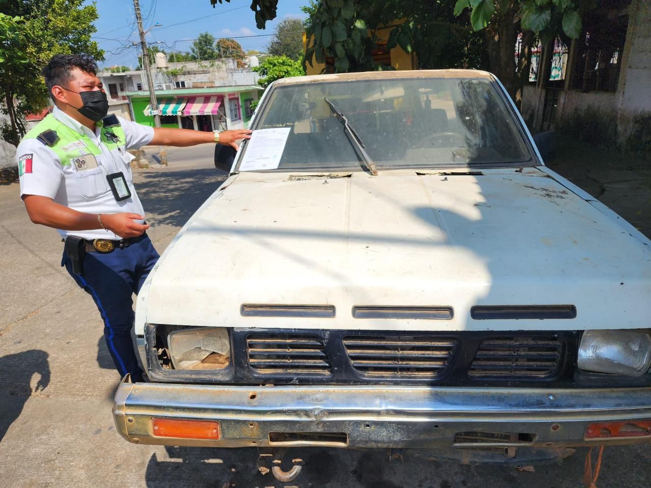 Durante Operativo “Maceta” fueron notificados 13 dueños de unidades en Acayucan