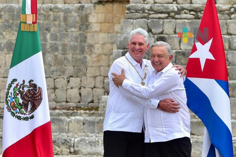 Presidente López Obrador reitera llamado a EE.UU. a levantar bloqueo a Cuba