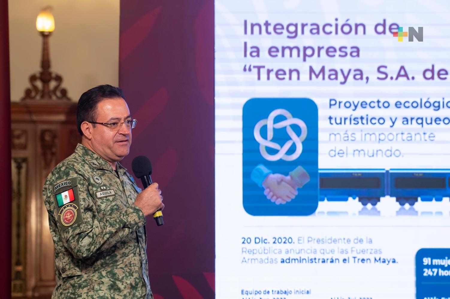 Sistema operativo y vigilancia garantizarán seguridad de usuarios del Tren Maya