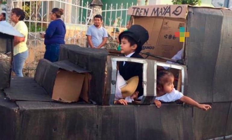 Pueblo del sureste se apropia del Tren Maya, afirma presidente López Obrador