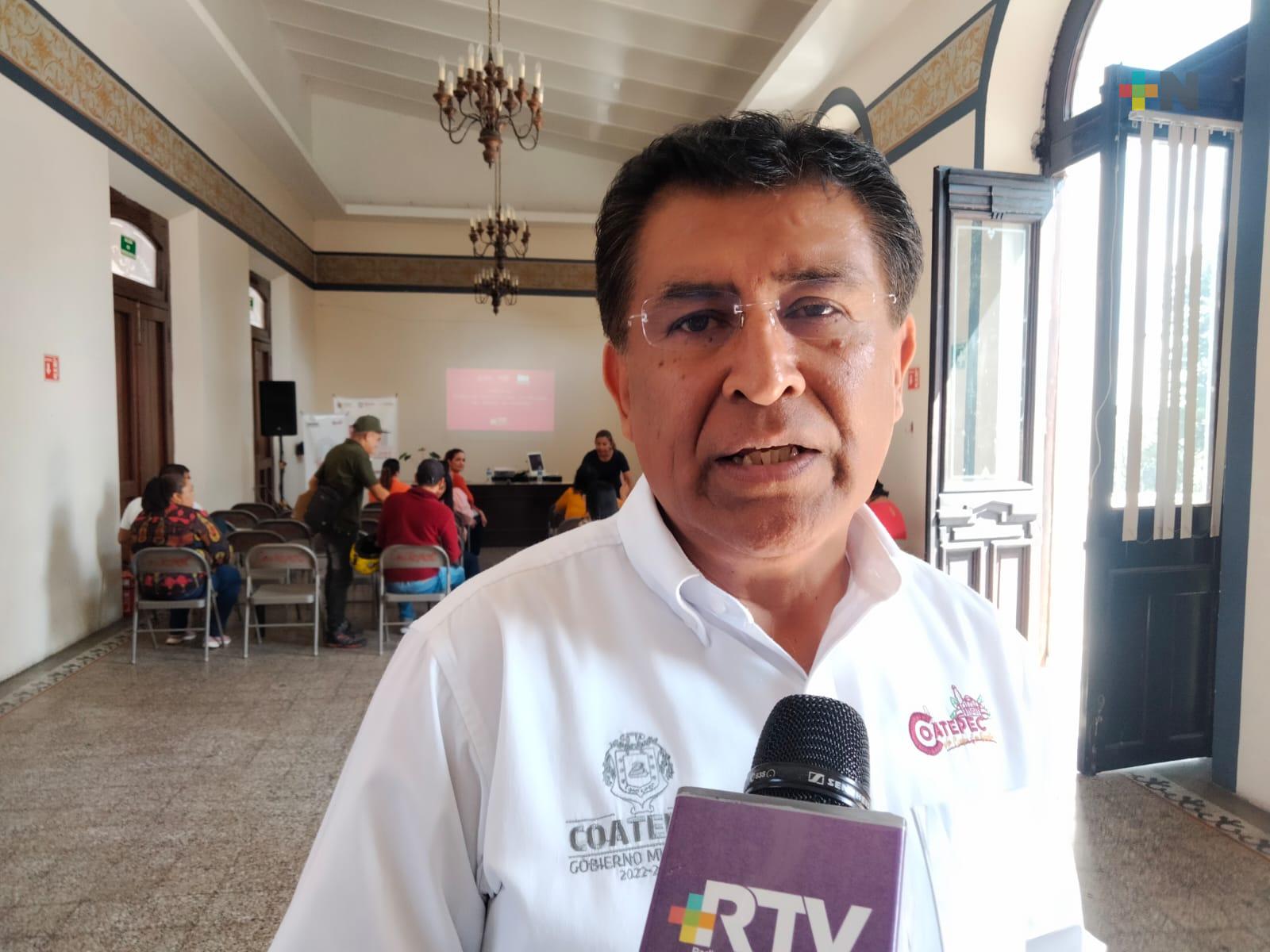 Con apoyo de gobierno estatal avanzan obras en el municipio de Coatepec