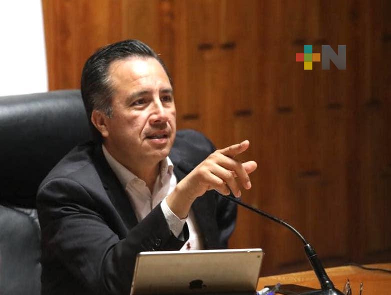 «Veracruz tiene un gobernador honesto», reitera el presidente López Obrador