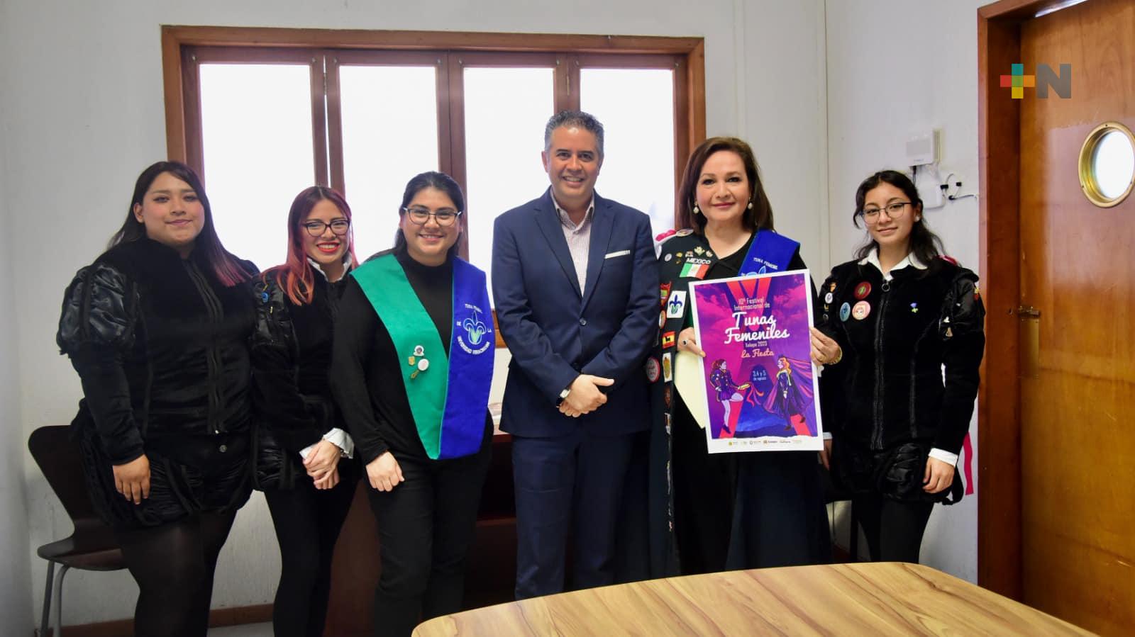 Sectur refrenda apoyo al Festival Internacional de Tunas femeniles 2023