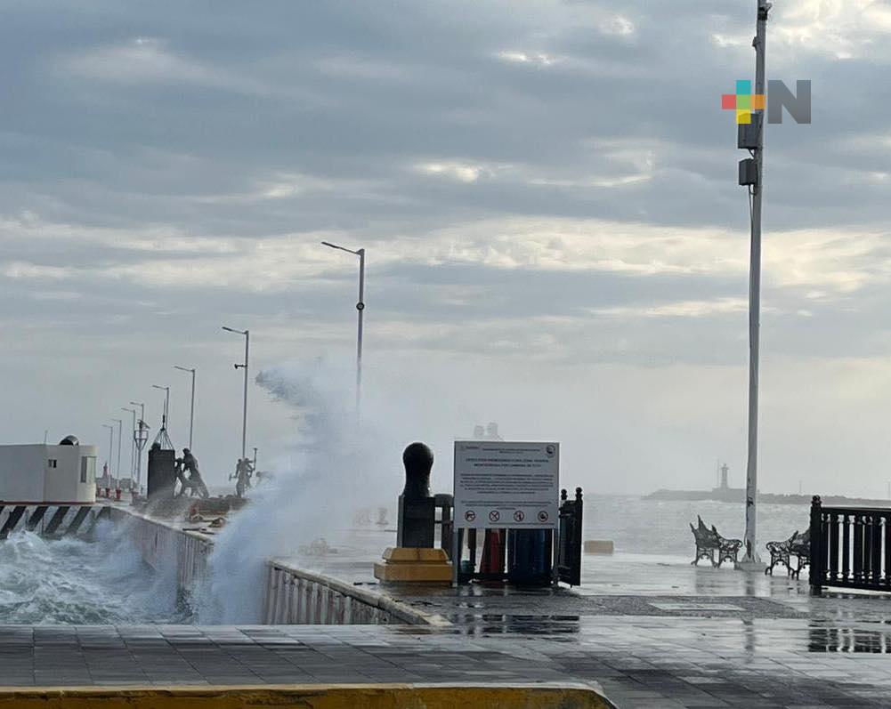 Fuertes vientos del norte causan daños en Veracruz-Boca del Río