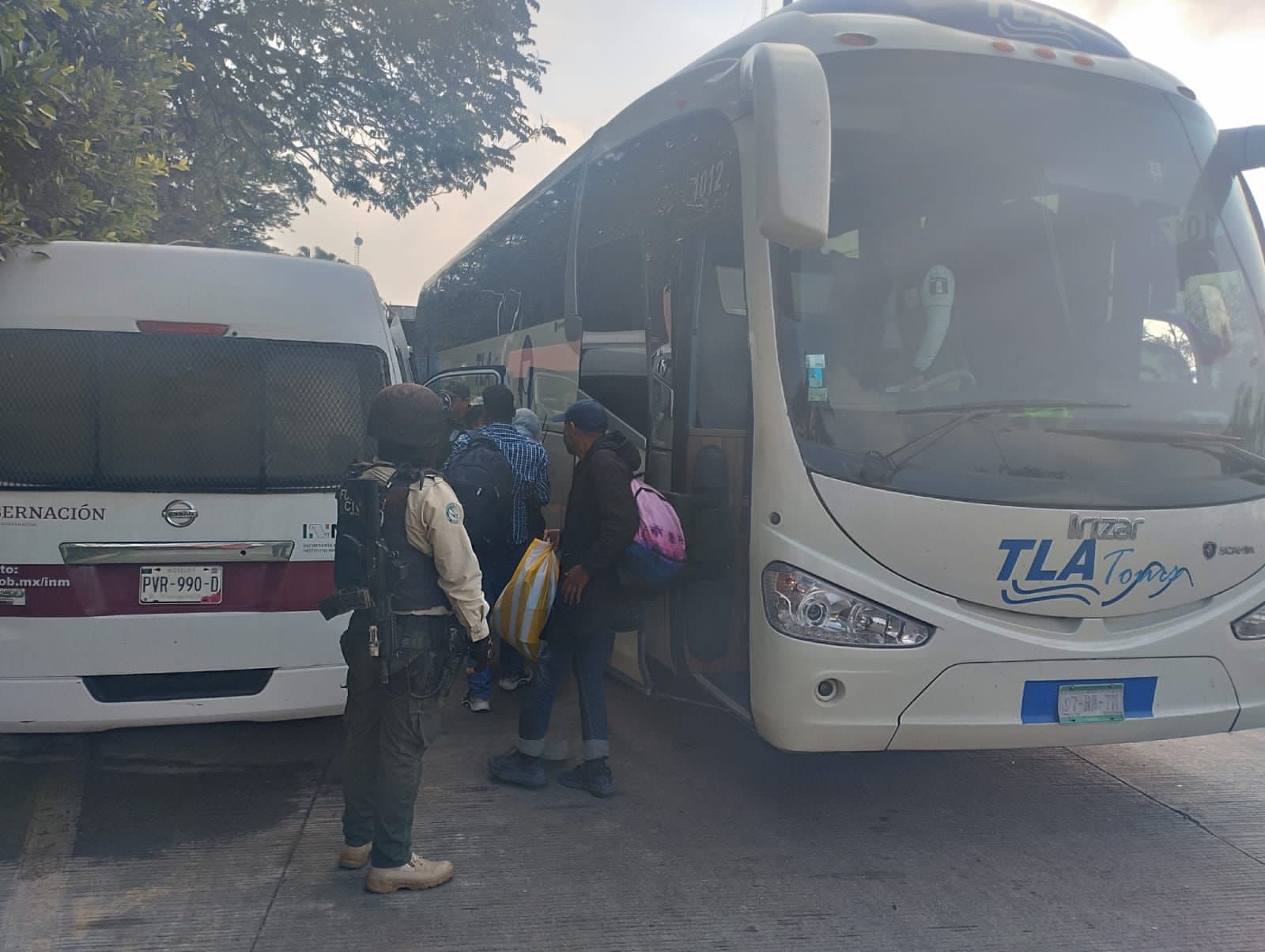 Resguarda SSP a 28 extranjeros en zona Centro