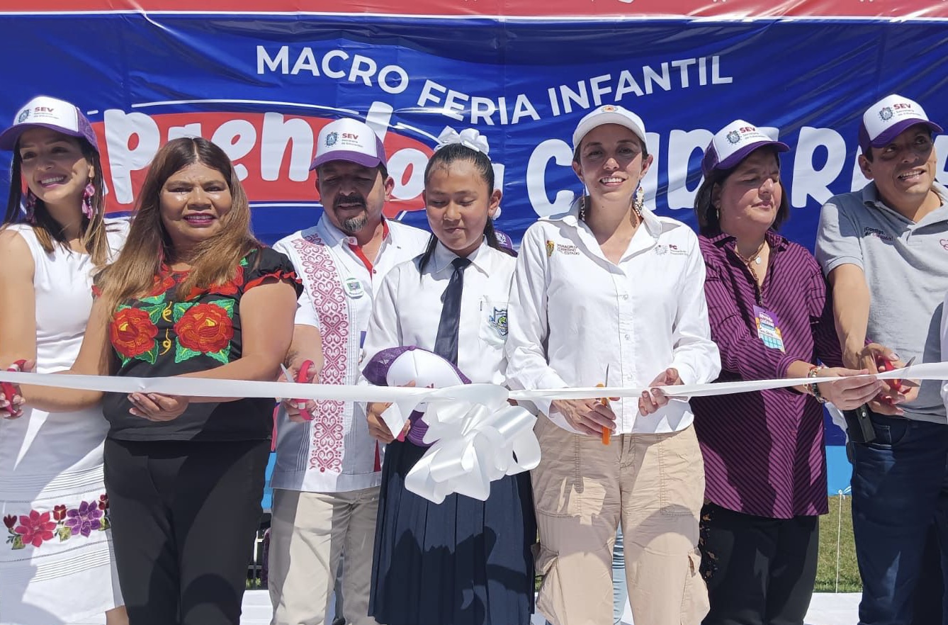 Con 2 mil asistentes inició en San Andrés Tuxtla, la Macro Feria “Aprendo a Cuidarme 2023”