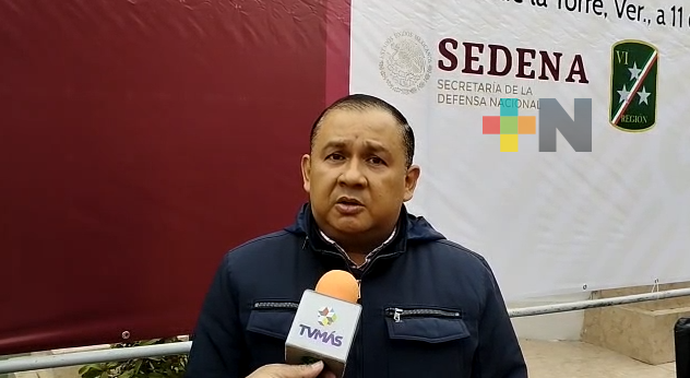 Presencia de Ejército Mexicano es garante de paz en Misantla, señala alcalde