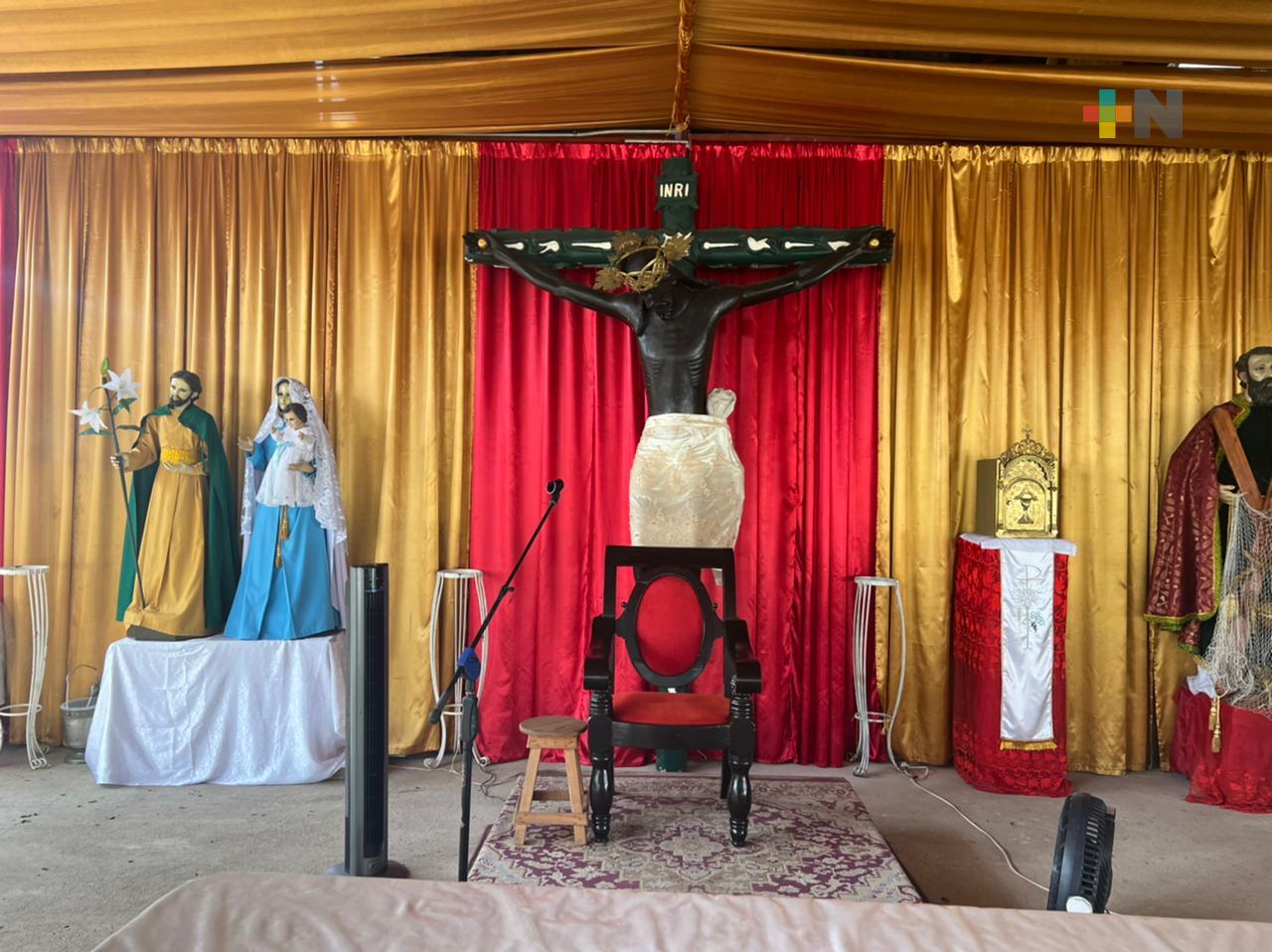 Celebrarán con misas y paseo por río la llegada del Cristo Negro a Otatitlán