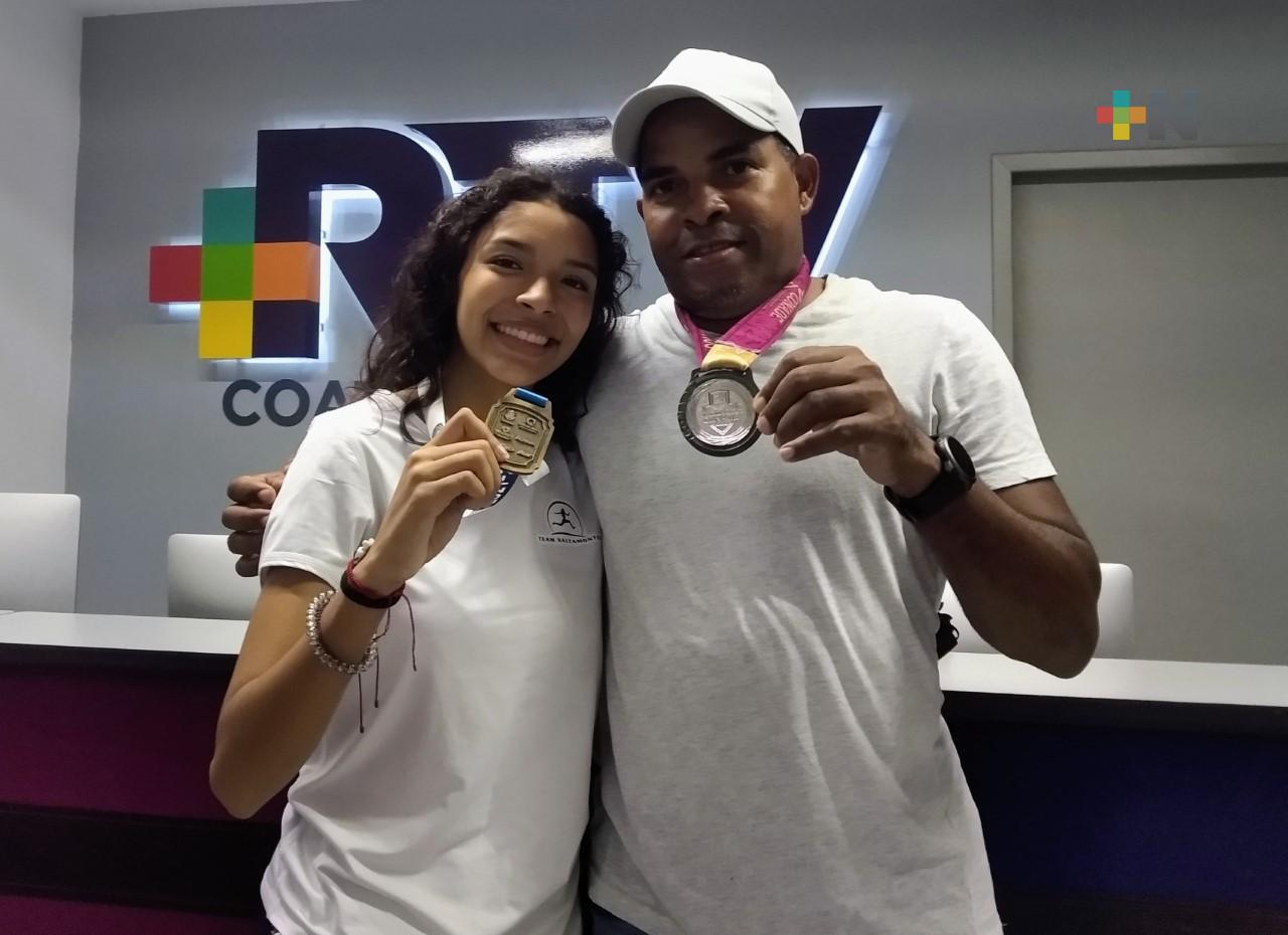 Saltadoras Alejandra Bautista y Ximena Vásquez con metas internacionales