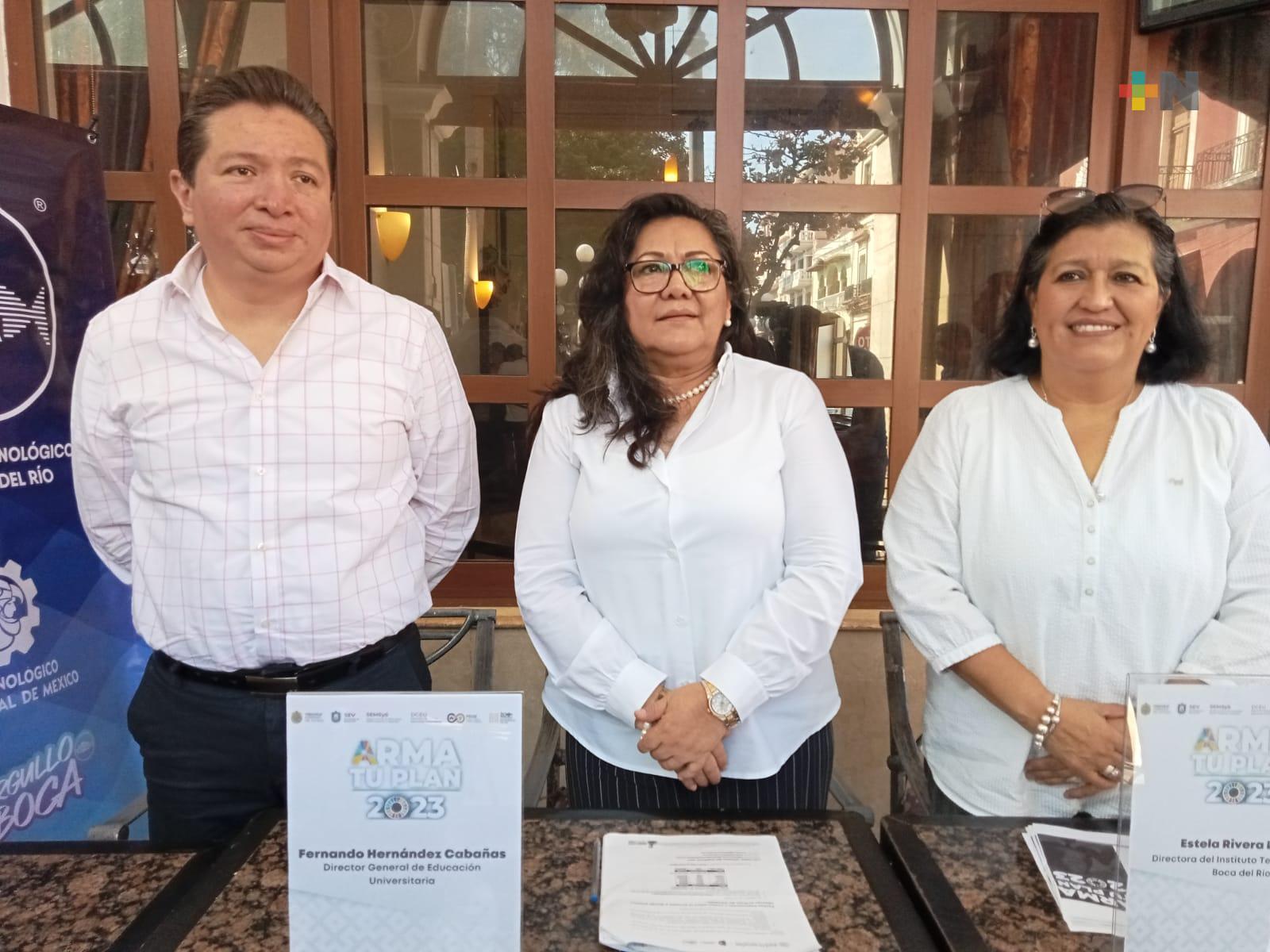 Invitan al evento «Arma tu plan 2023» en Tecnológico de Boca del Río