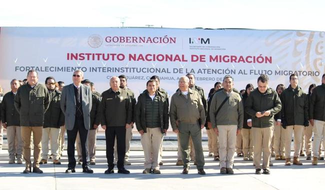 Brinda INM atención humanitaria a 3 mil 924 personas migrantes en frontera de Ciudad Juárez