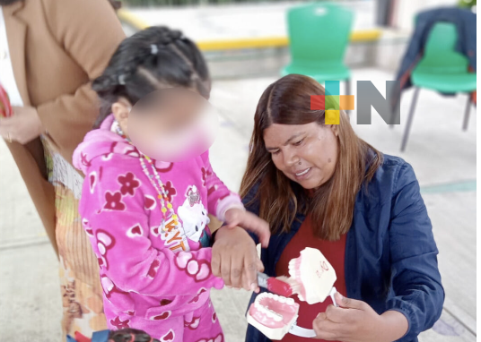 Más de 200 niños de Emiliano Zapata, beneficiados con Jornada de Salud Bucal