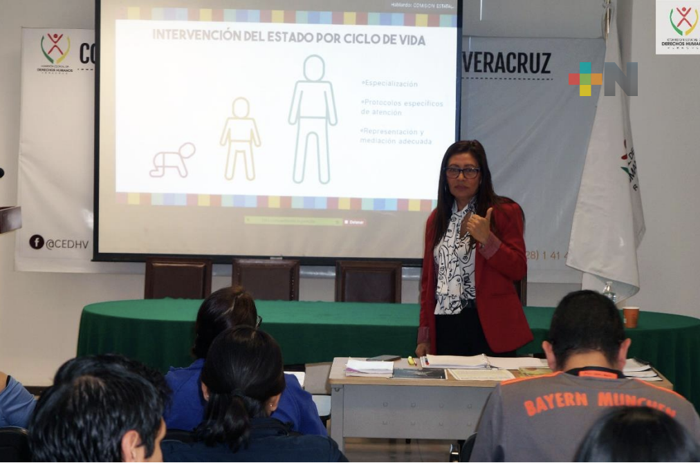 Funcionarios de CEDH reciben capacitación en temas de NNA