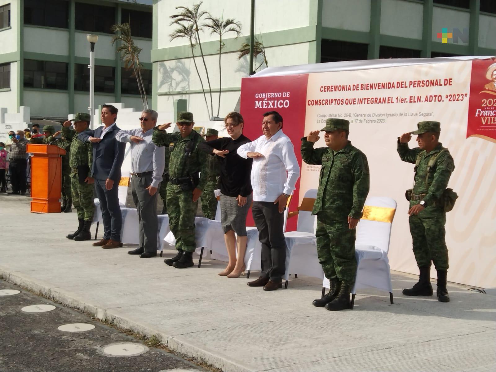 Jóvenes inician servicio militar en La Boticaria