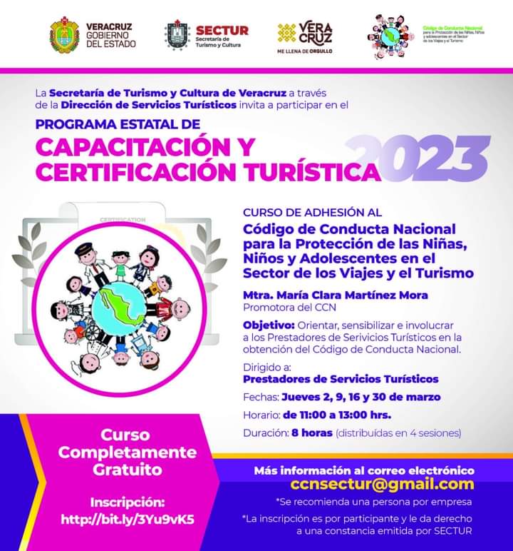 Capacitarán en Código de Conducta Nacional para proteger infancias en el sector de viajes y turismo