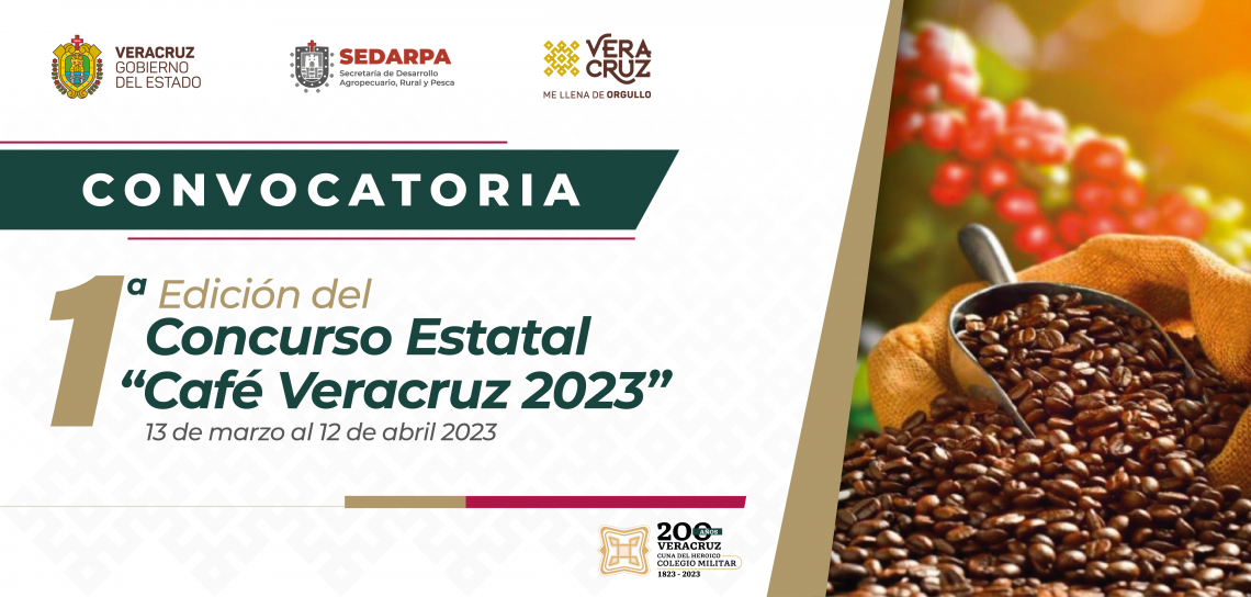 Emite Sedarpa convocatoria para el concurso estatal “Café Veracruz 2023”