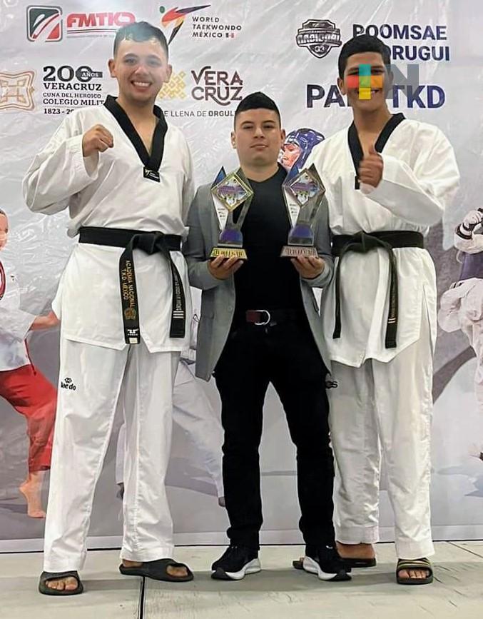 Dragones de Coatzacoalcos obtuvieron un oro y tres platas en nacional de taekwondo