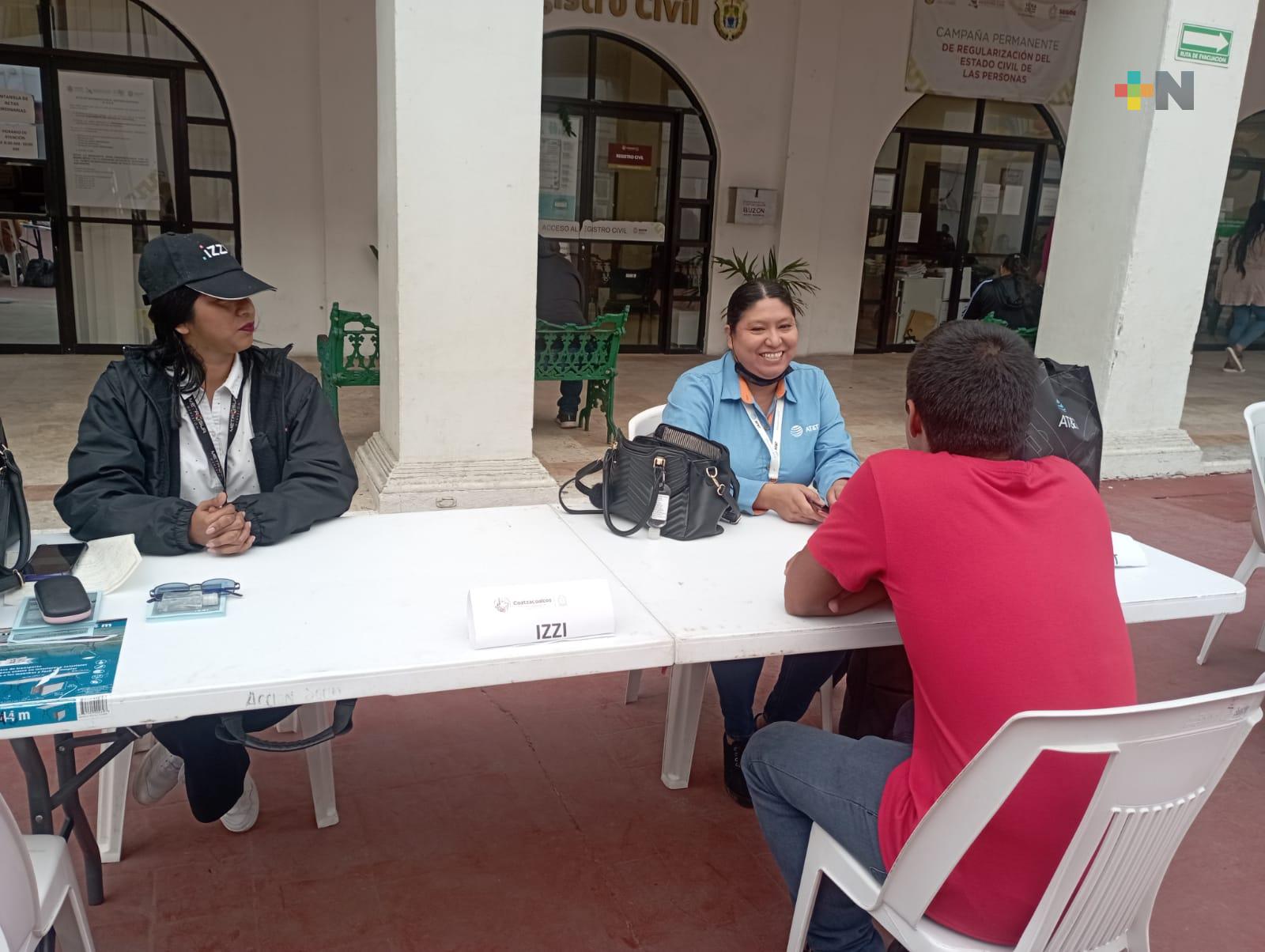 Ofertaron 80 vacantes en Feria del Empleo de Coatzacoalcos