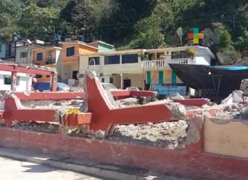 Inician trabajos de construcción de Banco Bienestar en cabecera municipal de Tlachichilco