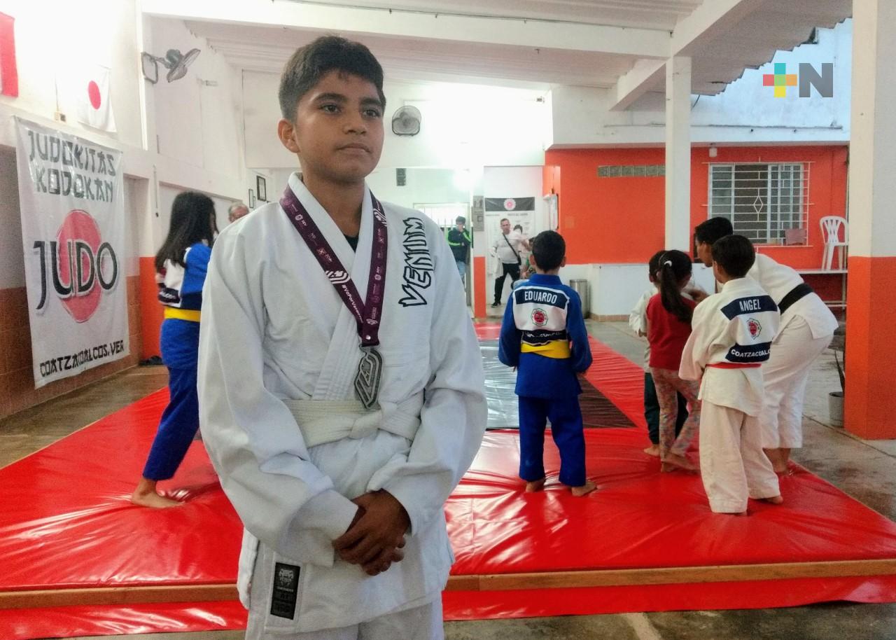Judoca Jaime Méndez avanza en clasificatorios de Juegos Conade