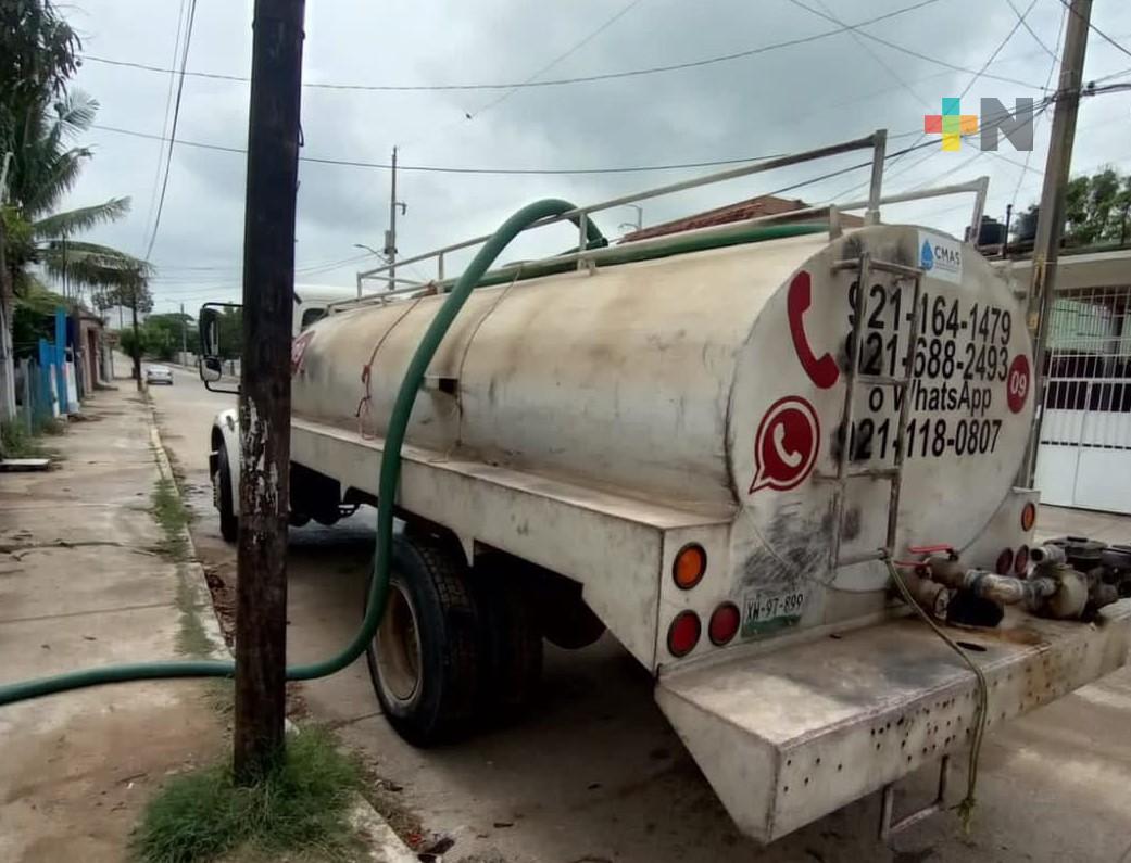 CMAS Coatzacoalcos realizará limpieza a tanques; brindará agua de más calidad