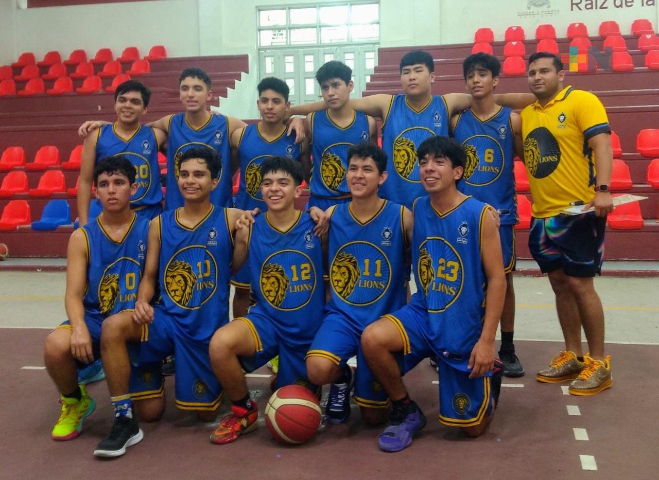 Lions de Coatzacoalcos jugará en selectivo estatal de basquetbol de Cardel