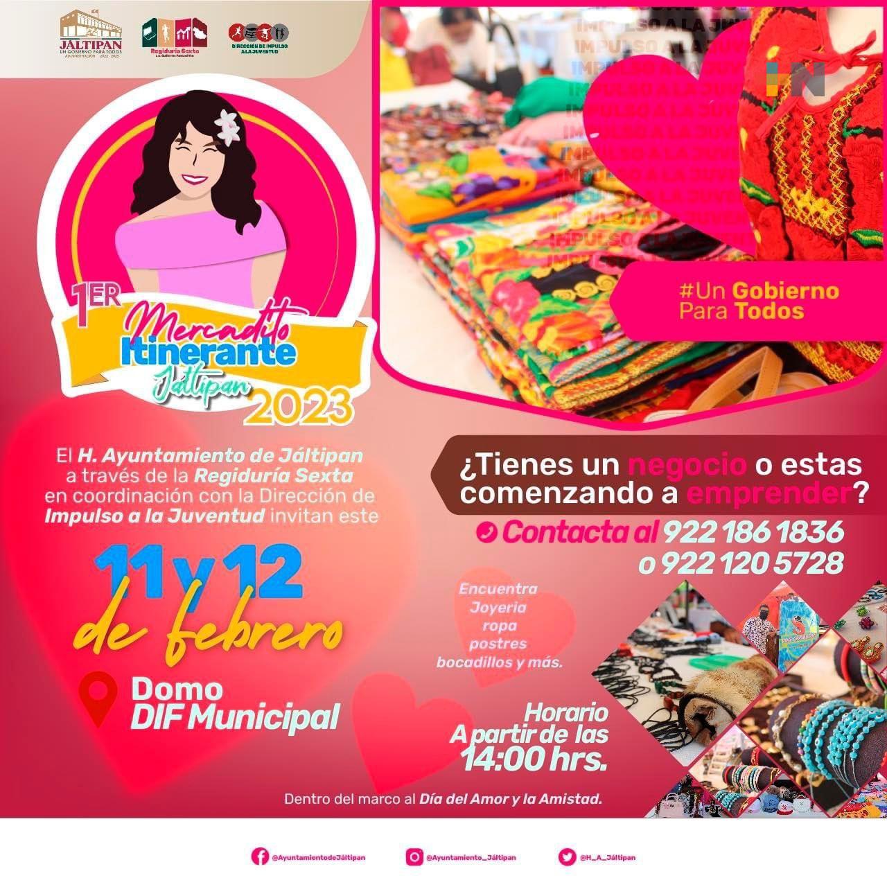 Funcionará mercado itinerante en Jáltipan para promover productos locales